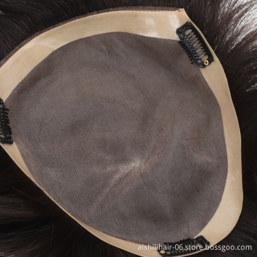 aishili Wholesale toupee Factory Price All Hand-made Human Hair Toupee for Men
